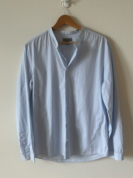 COS Men’s Light Blue Button-Down Shirt — Size M (15¼") - Picture 2 of 3